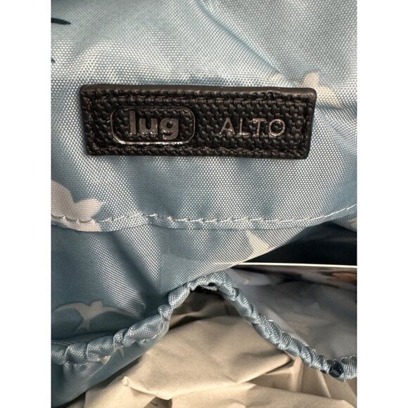 LUG Alto Crossbody Matte Luxe Black Rainbow Stitch NWT - Picture 3 of 4